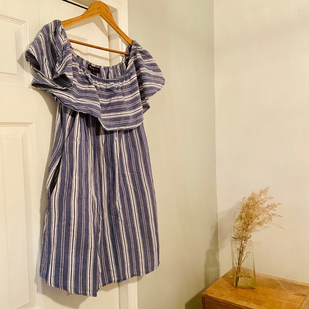 Off- shoulder Summer Dress 🌞🌼
